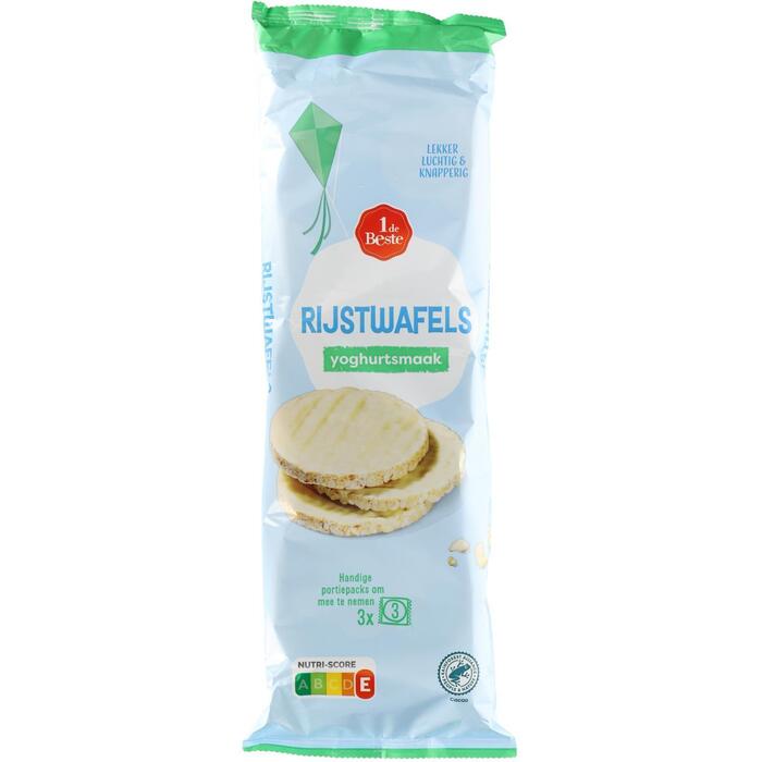 1 de Beste Rijstwafels yoghurt (145g)