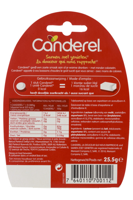 Zoetstof tabletten (blister, 300 × 85mg)