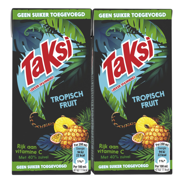 Taksi Tropisch Fruit Geen Suiker Toegevoegd 10 x 0, 2L (10 × 200ml)