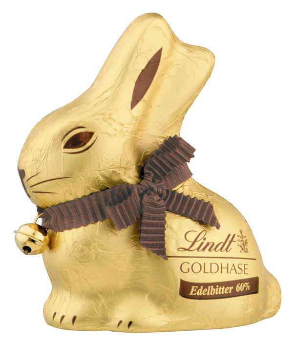 Lindt Gold bunny pure chocolade paashaas (100g)
