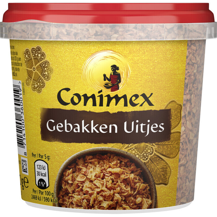 Gebakken uitjes (bak, 100g)