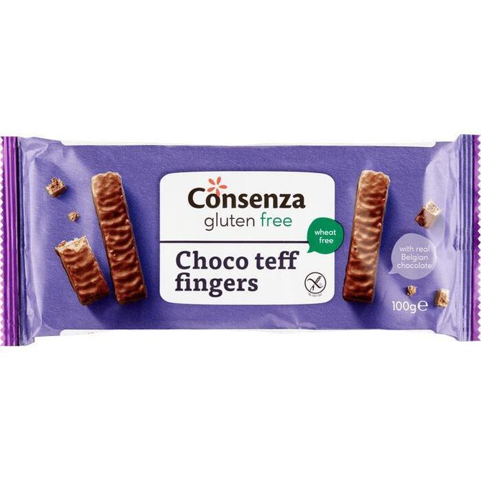 Choco teff fingers (Zak, 5 × 20g)