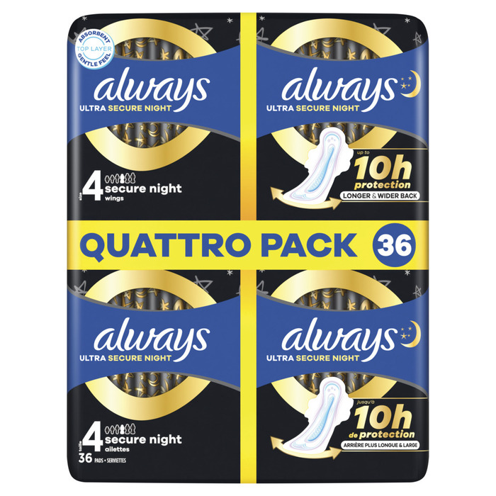 Maandverband ultra night quattopack