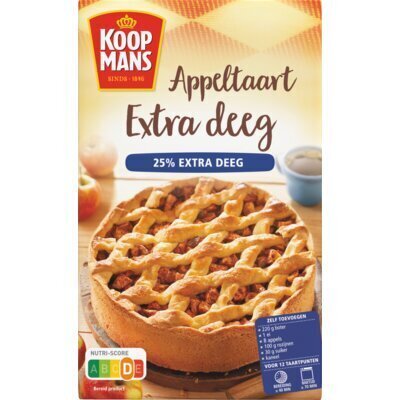 Koopmans Appeltaart extra deeg (Pak, 550g)