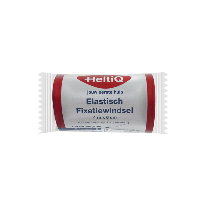 HeltiQ Elastisch Fixatiewindsel 4 m x 6 cm (100g)