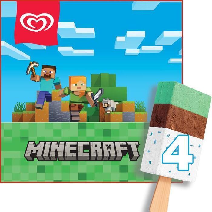Ola IJs Minecraft 4 x 75 ml (184g)