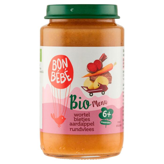 Biomenu 06m614 wortel bietjes aardappel rundvlees 6+ maanden (Pot, 200g)
