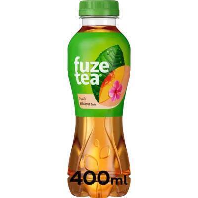 Fuze Tea Black Tea Peach Hibiscus Infused Iced Tea 400 ml (Fles, 40cl)