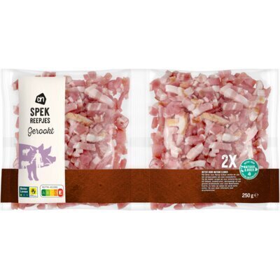 Gerookte spekreepjes (250g)
