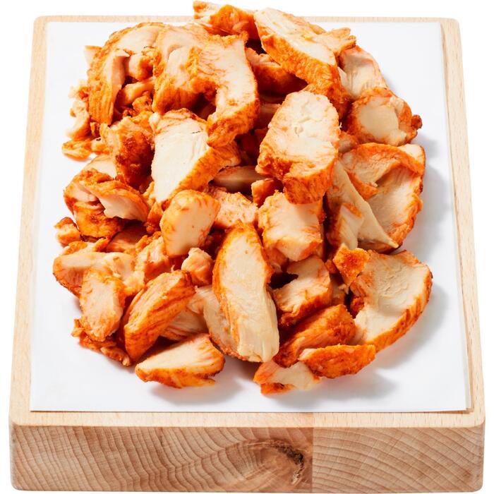 Gegaarde kipreepjes gekruid (175g)