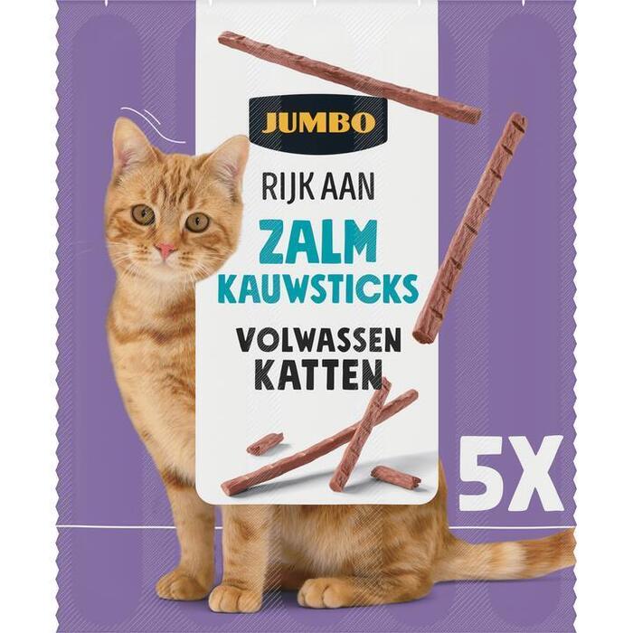 Jumbo Kauwsticks Zalm 5 x 5g (5 × 5g)