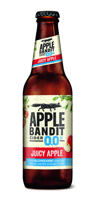 Apple Bandit Cider Juicy Apple 0.0% Fles 30 cl (30cl)