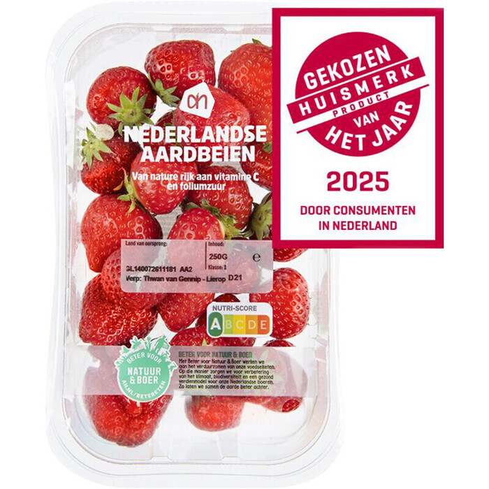 AH Nederlandse aardbeien (250g)