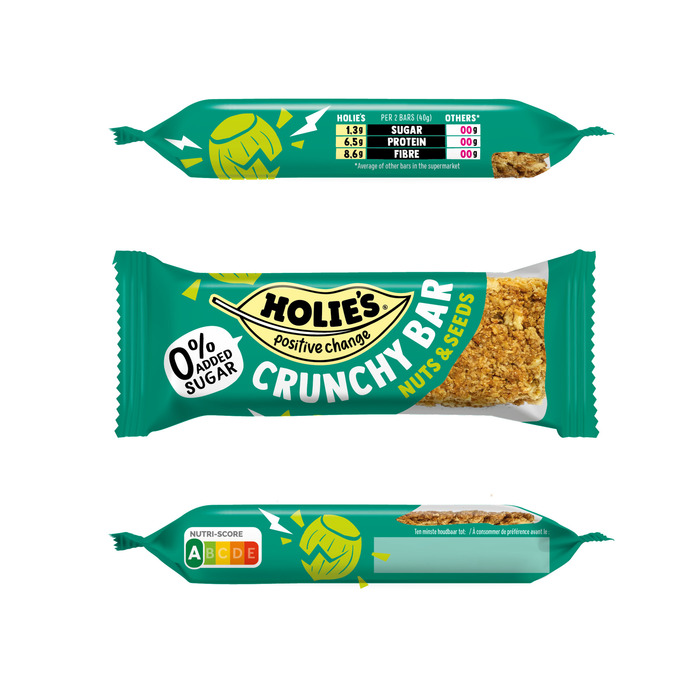 Holie Crunchy bar nuts & seeds (2 × 20g)