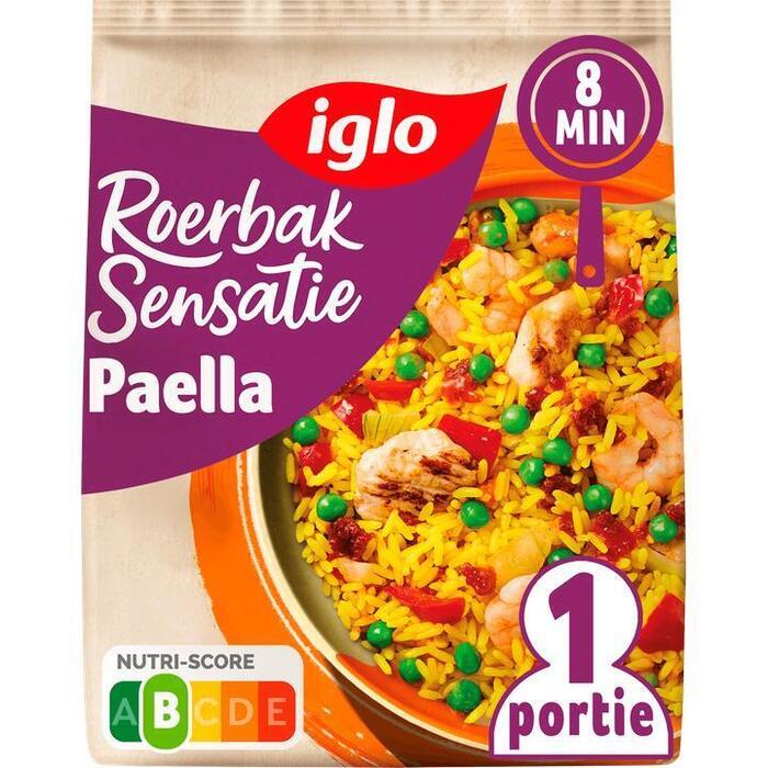 Iglo Roerbaksensatie Sp. paella 450 gr (Zak, 450g)