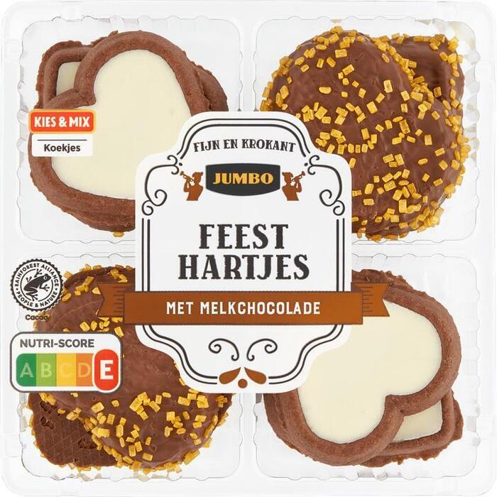Jumbo Feesthartjes met Melkchocolade 133 g (133g)