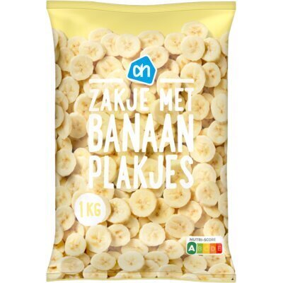 AH Zakje met banaan plakjes (1kg)