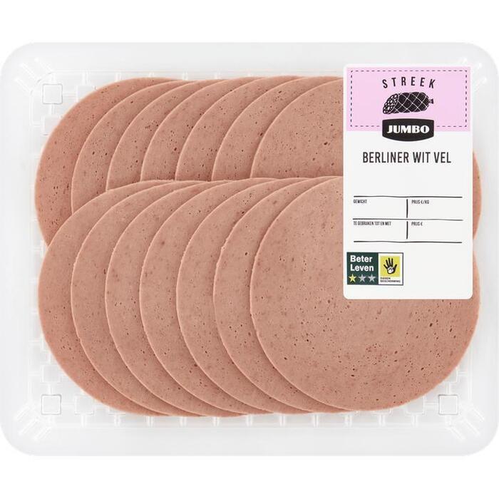 Jumbo Berliner Wit Vel ca. 120g