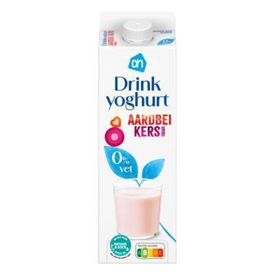 AH Drinkyoghurt aardbei kers (1L)