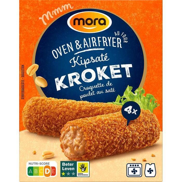Mora Oven & Airfryer Kipsaté Kroketten 4x80g (320g)
