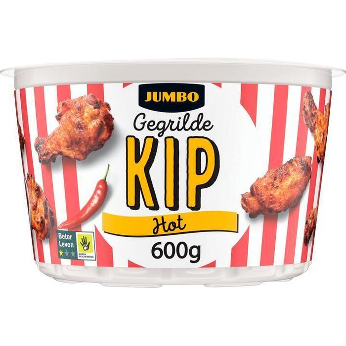 Jumbo Gegrilde Kip Wings Hot 600g (600g)