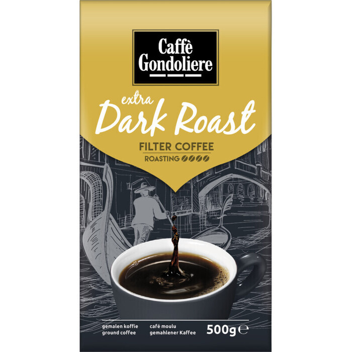 Caffe Gondoliere Extra dark roast snf (500g)