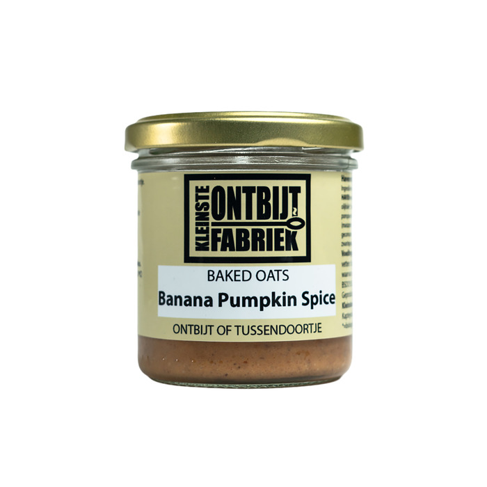 Kleinste Ontbijtfabr Baked oats banana pumkin spice (100g)