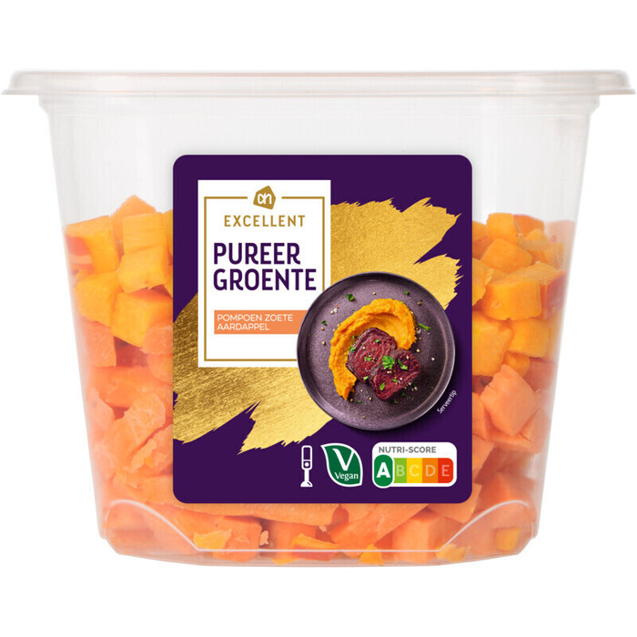 AH Excellent Pureergroente pompoen zoete aardappel (325g)