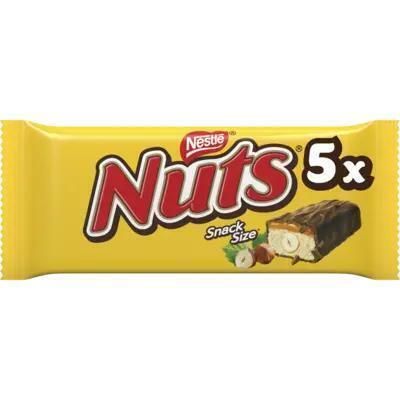 NESTLE NUTS Chocolade Multipack 5x30 Gram Wikkel (150g)