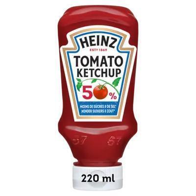 Heinz Tomato Ketchup 50% Less SS 220 ml (220ml)