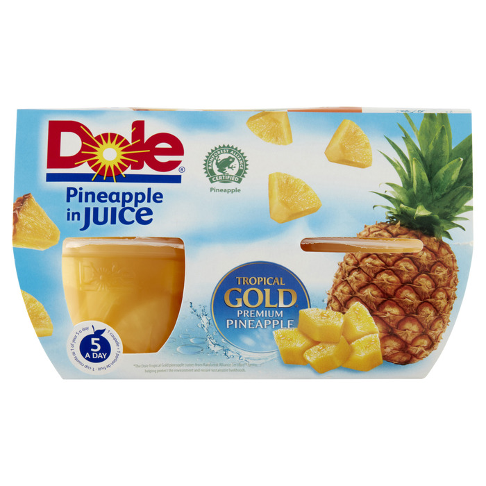 Dole Ananasstukjes in Sap 4 x 113 g (4 × 113g)