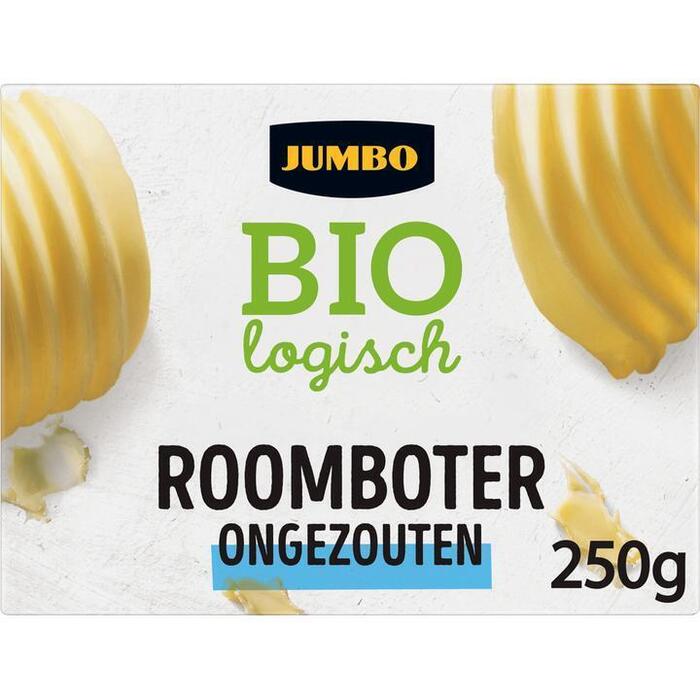 Jumbo Roomboter Ongezouten Biologisch 250g (250g)