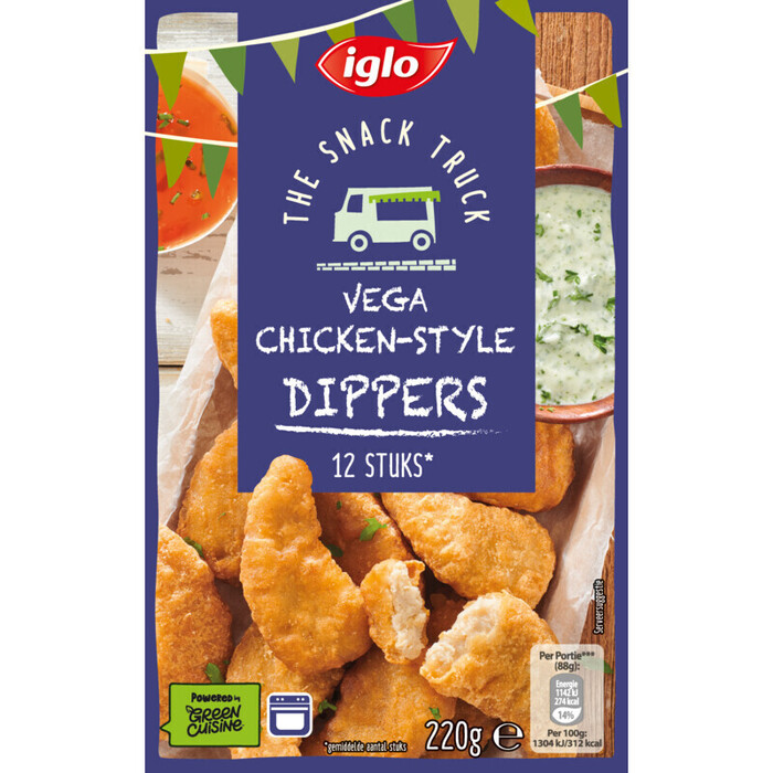 Iglo Snack truck vega chicken dippers (220g)
