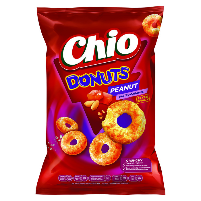 Chio Donuts Peanut Salted Caramel 110 g (Zak, 110g)