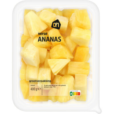 Verse en Sappige Ananas (bakje, 400g)