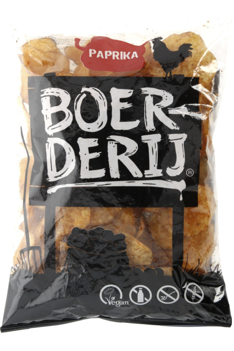Boerderij Chips Paprika (zak, 190g)