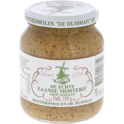 de echte zaanse mosterd grof gemalen (Pot, 335g)