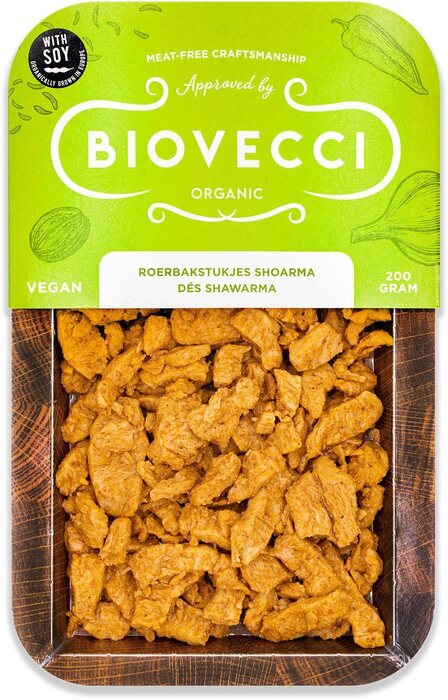 Vegan roerbakstukjes shoarma (200g)