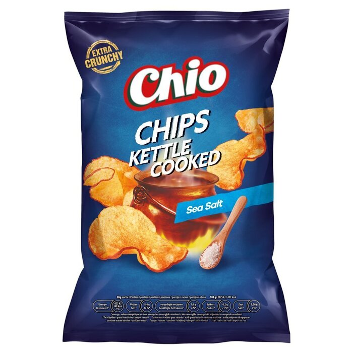 Chips kettle cooked sea salt (Zak, 150g)