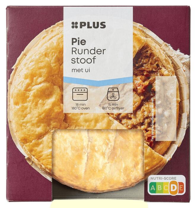 PLUS Pie runderstoof ui (Kuipje, 250g)