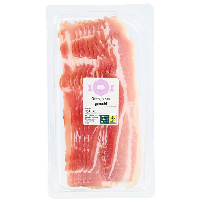 1 de Beste Gerookte ontbijtspek (150g)