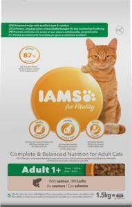 Iams for Vitality Adult 1+ Years with Salmon 1,5 kg (1.5kg)