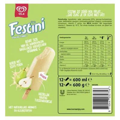 Fruitijsje met echte peren (Stuk, 600g)