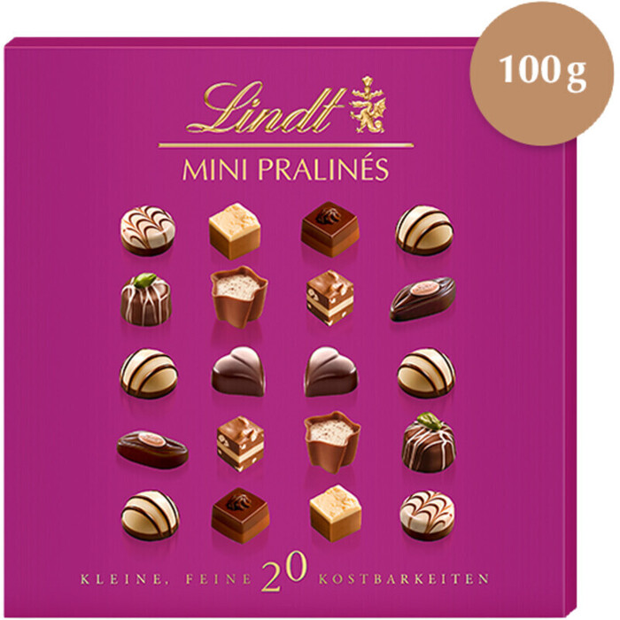 Lindt Mini pralines (Doos, 100g)