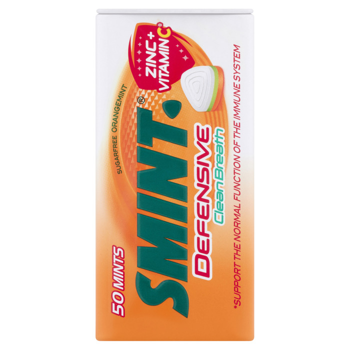 Smint Defensive Clean Breath Sugarfree Orangemint 50 Stuks 35 g (50 × 0.7g)