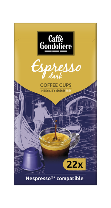 Caffe Gondoliere Espresso dark (22 × 5g)
