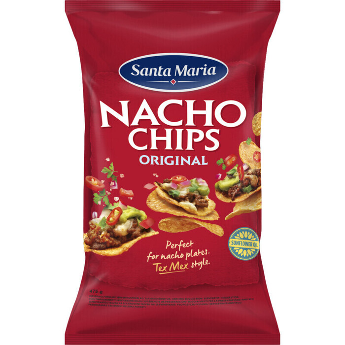 Santa Maria Nacho Tortilla Chips 475g (475g)