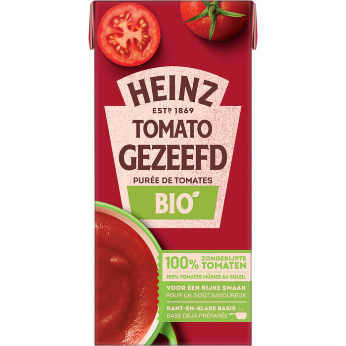 Heinz Tomaten Gezeefd Bio 350 g (350g)
