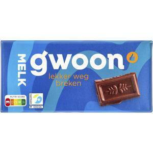 G'woon tablet melk 200gr (200g)