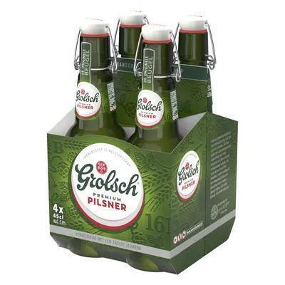 Grolsch Premium Pilsener (Fles, 4 × 45cl)